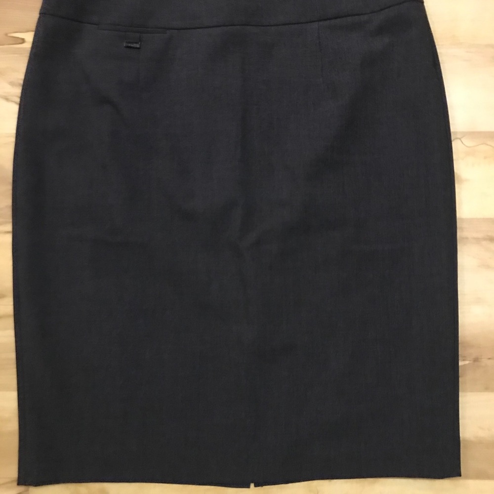 Calvin Klein Dark Grey Pencil Skirt